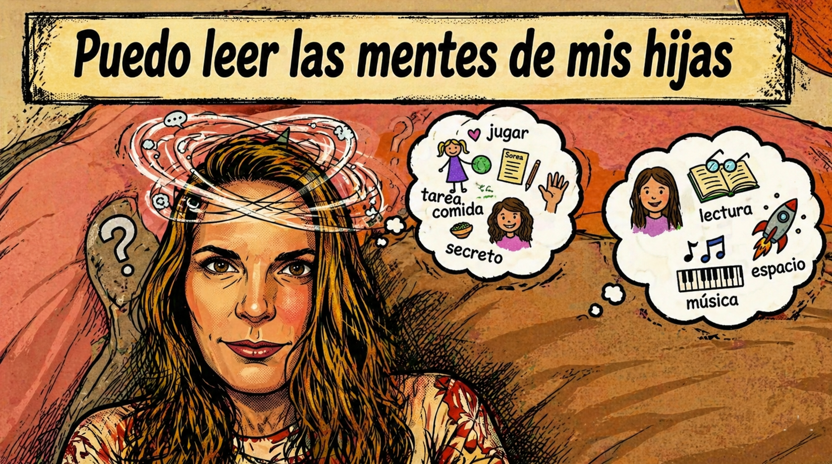 Personaje leyendo la mente